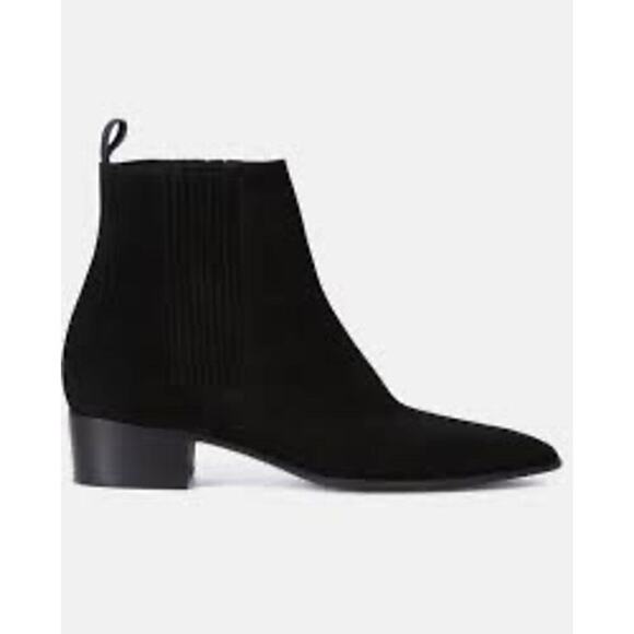 The Kooples Black Suede Leather Boots NIB Women's FR 41/US 10 Women's - Picture 1 of 6